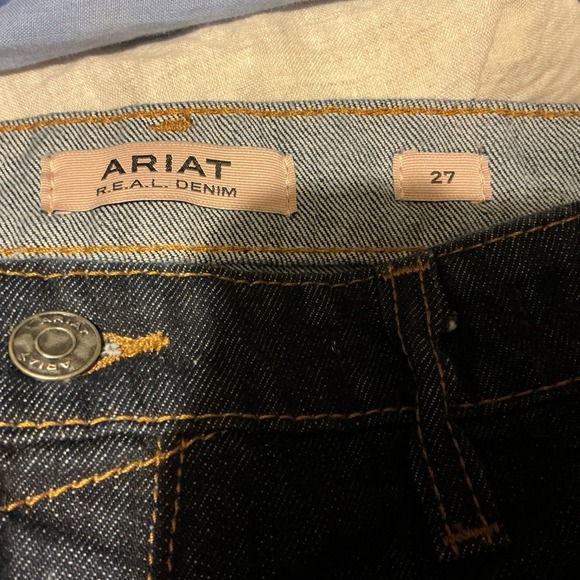 Ariat Jeans Dark Wash NEW 27 Ultra High Rise Relaxed Straight Tomboy Launch - Picture 6 of 6
